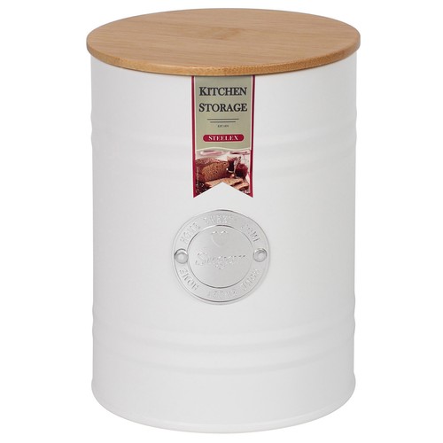 Metal bread bin tea coffee - bin,