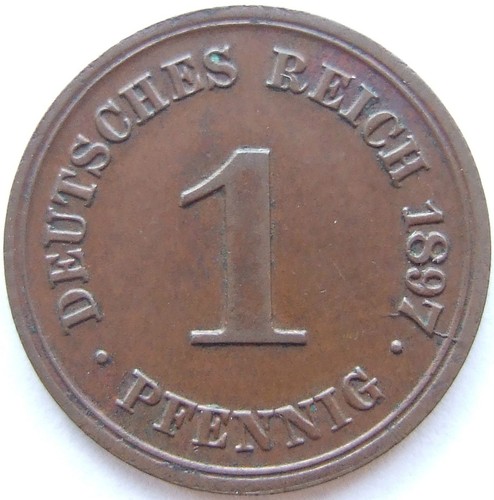 Pfennig 1897 german empire - pfennig,