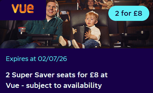 Vue cinema super saver - super,