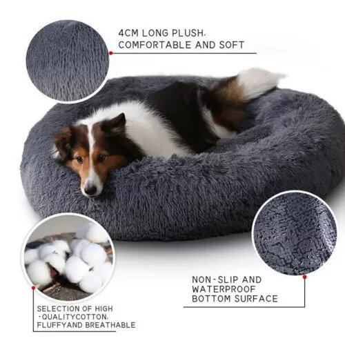 Washable dog bed donut - washable, soft