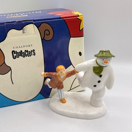 Coalport the snowman figurine - coalport,