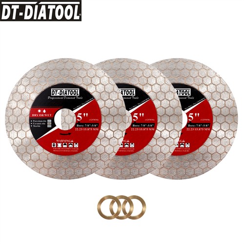 3pcs 125mm double sided - 4.5''/125mm, double-sided