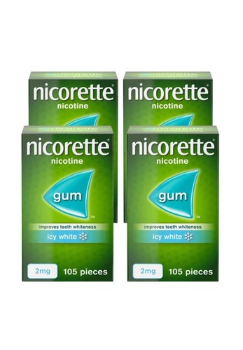Nicorette 2mg icy - white, gum