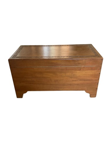 Camphor wood blanket chest - camphor,