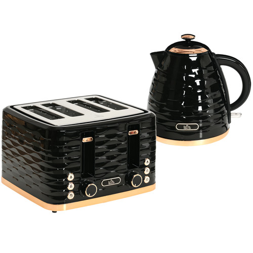 Homcom kettle toaster set - &,