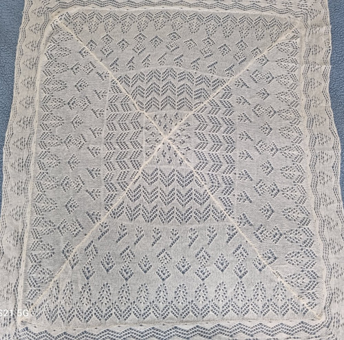 Hand knitted shetland - knitted,