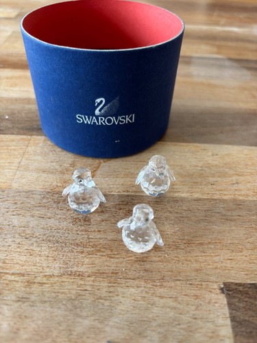 Swarovski crystal penguins - swarovski, penguins.