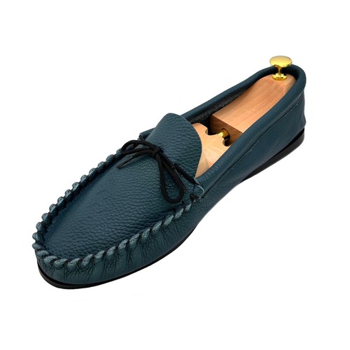 Mens moccasin slippers green - mens,