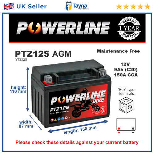 Ptz12s powerline motorcycle - ptz12s,