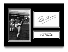 Phil Chisnall Hand Signed A4 Photo Autograph Manchester United Gift Display COA