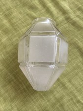 Vintage French Clear Frosted