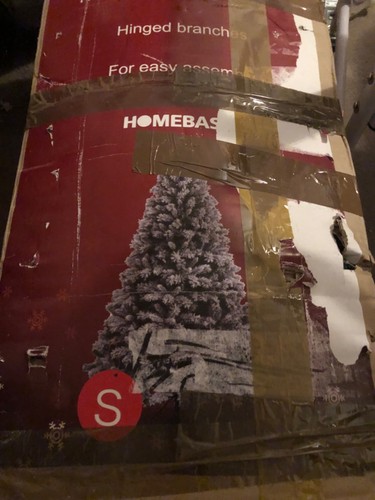 7ft xmas tree - xmas, flocked