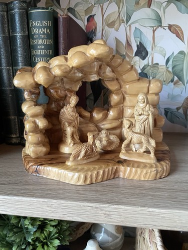 Vintage bethlehem olive wood - olive,