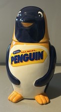 Original 1990’s McVitiesPick Up A Penguin Ceramic Biscuit Cookie Jar With Lid
