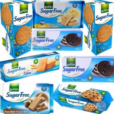 Gullon Sugar Free High Fibre Biscuit Selection- Wafer, Chip, Digestives Biscuits