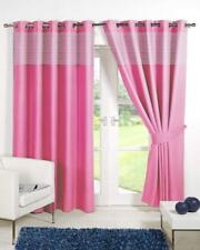 GINGHAM KIDS BEDROOM CURTAINS Thermal Blackout Curtain Eyelet or Pencil Pleat 