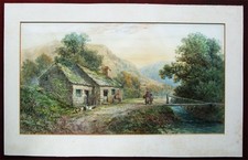Antique Watercolour WALTER