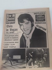 NEW MUSICAL EXPRESS, AUG, 22, 1970. FEATURING ELVIS IN VEGAS.