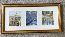 Vintage framed prints of Water Colours of Venice by Peter Welton