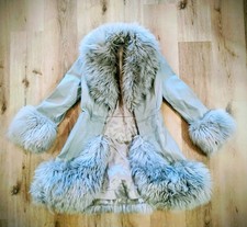 VTG 70s Leather & Lamb Fur
