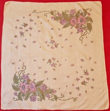 SCARF VINTAGE AUTHENTIC FLORAL