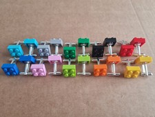 Lego Cufflinks Hand Made Birthday Wedding Gift Present Silver Plated Cuff Link