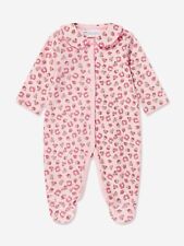 Rachel Riley Girls Cupcake SleepSuit In Pink - Size 9-12 Month - New Missing Tag
