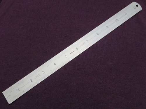 Rabone 64r steel rule 300mm - rabone,