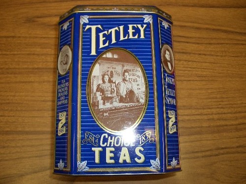 Vintage tetley choice teas tin - choice,