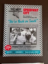 ADELAIDE AUSTRALIA IVAN MAUGER GOLDEN HELMET RD 9 SPEEDWAY PROGRAMME 23/11/1996