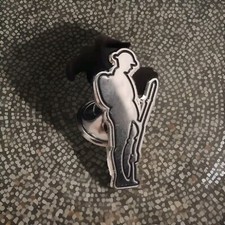 Pin Badge Silver Brooch