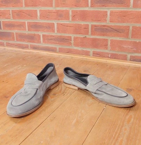 Frank wright soft grey suede - grey,