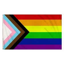 Progress Pride Rainbow Flag