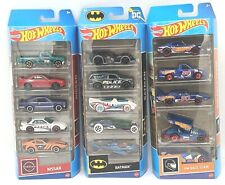 Hot Wheels 5 Pack Diecast Models Batman, HW Race Team, Nissan, Brand New Sealed