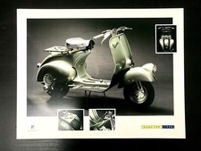 Vintage VESPA PIAGGIO 125 1948 Scooter 1999 Lithograph MODS Poster Scootering