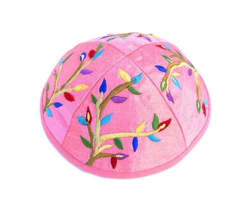 Kippah yarmulke embroidered - ,