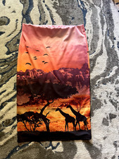 Topshop safari printed midi