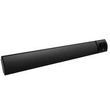 Infared Heater Wall Mounted Black Radiant Timer Remote Control Adjustable Angle