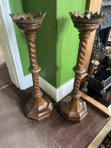 Antique oak floor standing - antique,