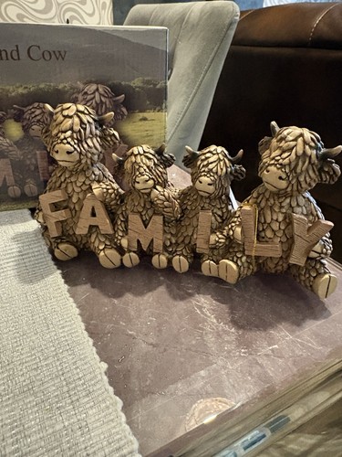 Highland cows family home - highland,