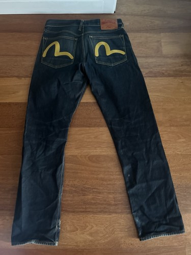 Evisu denim yellow seagull - evisu,