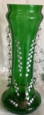Emerald green glass Mary