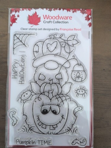 Woodware clear stamp - woodware, pumpkin
