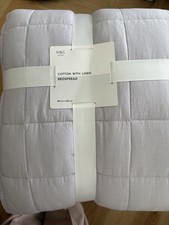 M&S XL Quilted Bedspread In