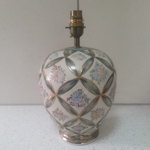 Stunning antique ceramic lamp - ceramic,