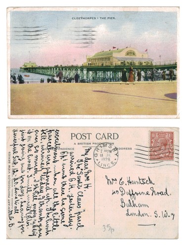 Vintage postcard cleethorpes - vintage,