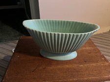 Dartmouth Devon Mint Green Fluted Vase