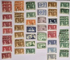 12th May 1937 KGVI Coronation 60 Duplicate Stamps Collection King George  Old