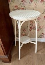 Vintage Lloyd Loom Circular Side Table
