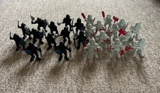 collection of  Knights Medieval toy Figure.